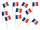 piques de fanion "France" 50 pcs.