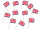 Zahnstocherfähnchen "Grossbritannien" 50 Stück