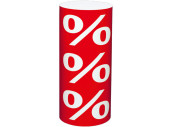 merchandise support "%" Ø 26cm, 59cm high