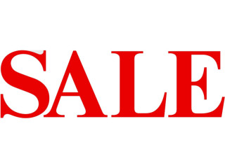 sticker / plott writing "SALE" red 49 x 160cm