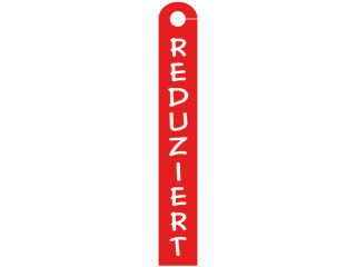 étiquette du portemanteau "Reduziert" 68cm