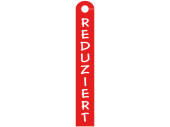 étiquette du portemanteau "Reduziert" 68cm