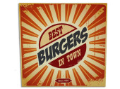 picture "Pizza/Burgers/Beer" 20 x 30cm assorted