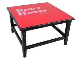 table "Loftstyle" rouge-noir