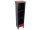 rack 3 shelves "Loftstyle" 1 drawer red-black