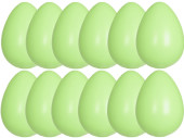 eggs medium 17cm 12 pcs. green