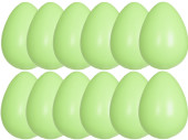 oeufs moyen 17cm 12-pcs. vert