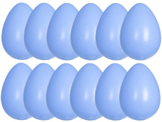 eggs medium 17cm 12 pcs. blue