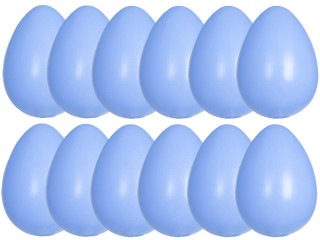 oeufs moyen 17cm 12-pcs. bleu