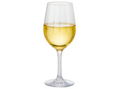 Weinglas gefüllt "Weisswein"