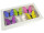 papillons 6 pcs. avec aimant/attache mélangé 5 x 4cm