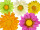 Margeritenblüten M8 in versch. Grössen und Farben