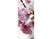 Textilbanner Blüten rosa 75 x 180cm