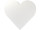 heart styrofoam 53 x 50 x 5cm white