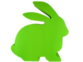 Hase Styro sitzend 48 x H 50 x 10cm grün