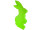 bunny styrofoam standing 38 x H 80 x 10cm green