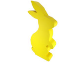 Hase Styro stehend 38 x H 80 x 10cm gelb
