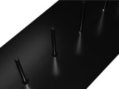 support droite pour 10 troncs de bouleau 124 x 28cm
