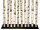 support droite pour 10 troncs de bouleau 124 x 28cm