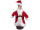 veste de bouteille père Noël rouge-blanc