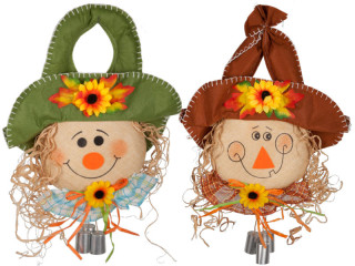 têtes des épouvantails "Sunflower" diff. couleurs