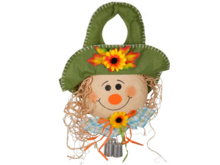 Vogelscheuchen-Kopf "Sunflower" grün