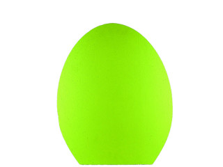 egg styrofoam 31 x 10 x H 38cm green