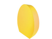 oeuf polystyrène 31 x 10 x H 38cm jaune