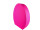 Ei stehend 2D Styrofoam 31 x 10 x H 38cm pink