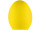 oeuf polystyrène 45 x 10 x H 58cm jaune