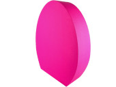oeuf polystyrène 45 x 10 x H 58cm rose vif