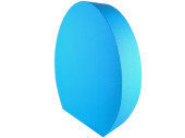 oeuf polystyrène 45 x 10 x H 58cm bleu