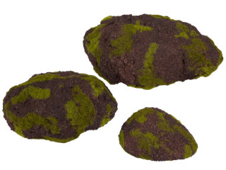 pièrres avec mousse 3-pcs.