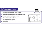 ExProjector outdoor RGBW or white