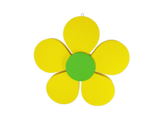 Blüte "Styrofoam" Ø 40cm gelb/grün