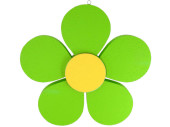 blossoms "styrofoam" Ø 60cm green/yellow