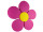 Blüte "Styrofoam" Ø 60cm pink/gelb