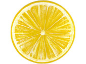 rondelle de citron XXL styrofoam Ø 30cm