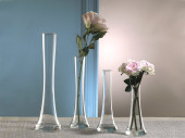 vase en verre "solifleur X" diff. tailles