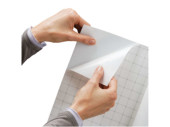 self-adhesive foil "points red-white" 45cm x 2m
