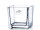 glass vase "cube" 8 x 8 x 8cm