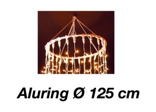 aluminum ring for lights curtain Ø 125cm