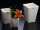 Vase Porzellan "SQUARE" weiss in versch. Grössen