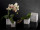 vase porcelain "CUBE" white var. sizes
