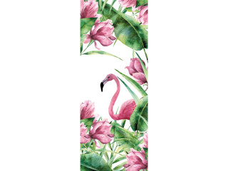 textile banner "pink flamingo" 75 x 180cm