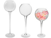 glass vase flamingo various sizes