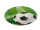 assiette en carton "football sur gazon" 10 pcs.