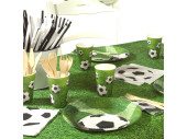 paper cups "football on lawn" set of 10 pcs.