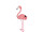 Flamingo "Federn" Kopf oben H 55cm