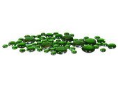 glass nuggets Ø 17 - 45mm, 500g green